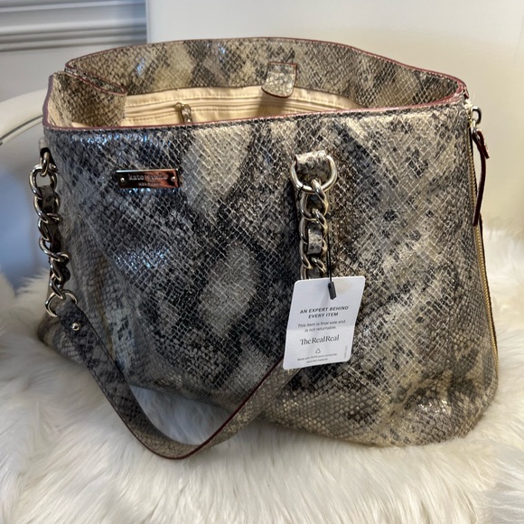 Snake print Tote - Picture 13 of 14